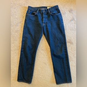 Imogene+Willie Barton Slim indigo rigid jp, 31, hemmed to 30